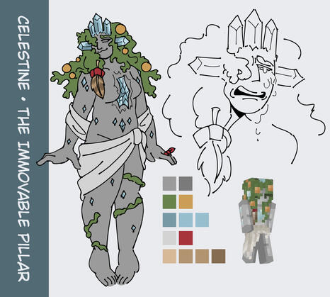 A reference for an original character of mine, Celestine. A reference for an original character of mine, Celestine.